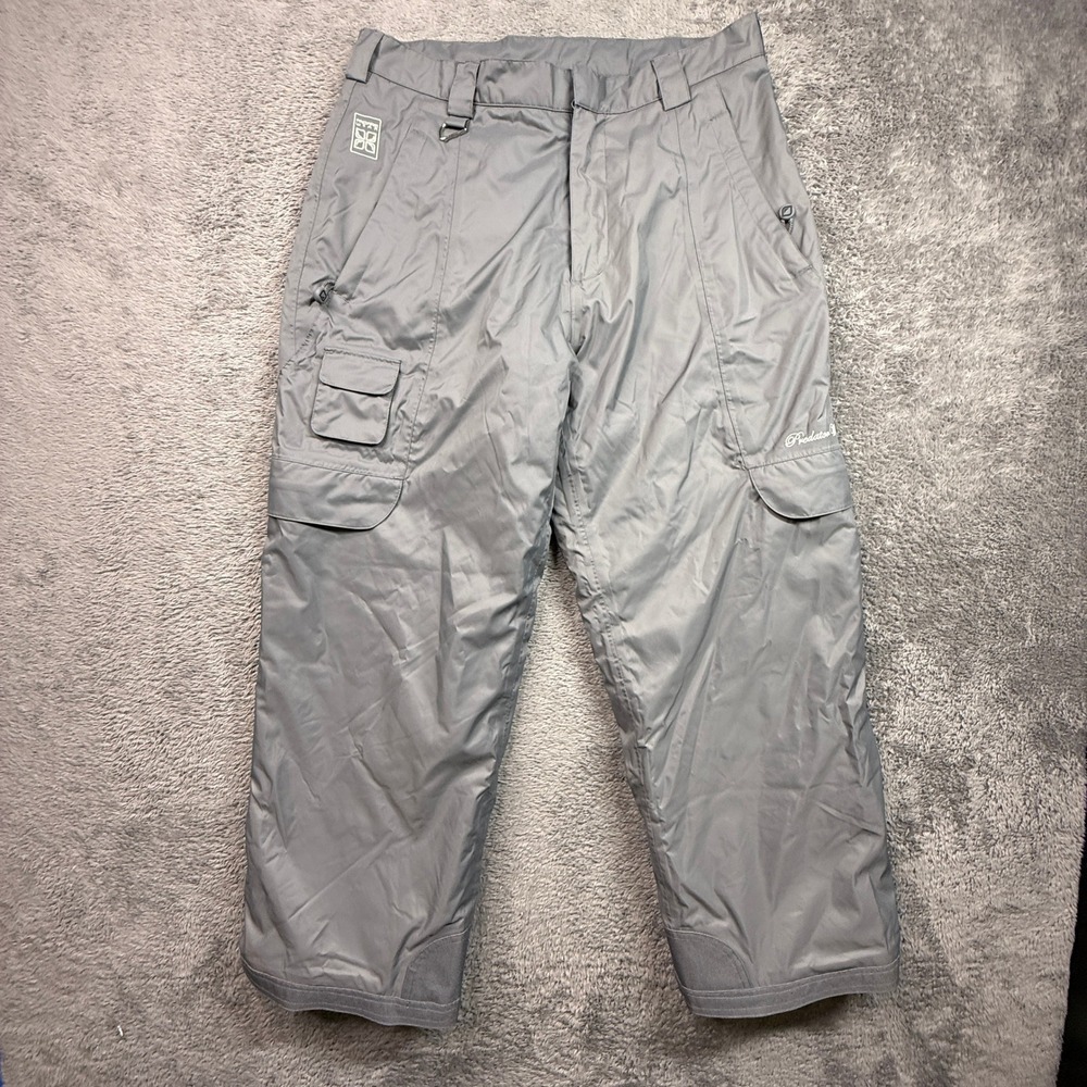 Predator Wear Snow Ski Pants Womens Large Gray NWOT Insulated Cargo Utility